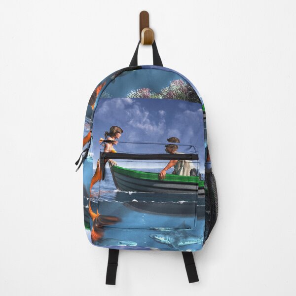Item preview, Guy Billout A Mermaid And Her Pets Poster designed and sold by caiahs.