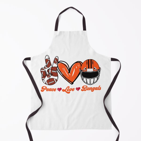 Item preview, Peace Love Bengals - Football Team designed and sold by TheBabySitters.