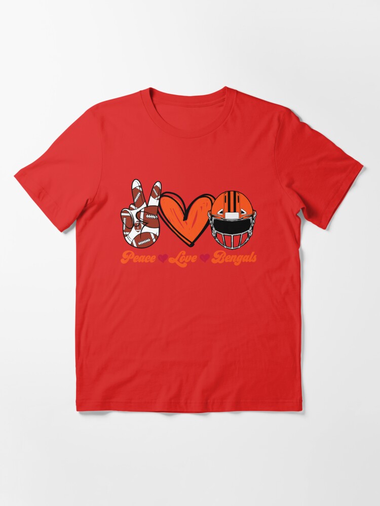 Peace Love Cincinnati Bengals Diamond shirt, hoodie, sweater, long sleeve  and tank top