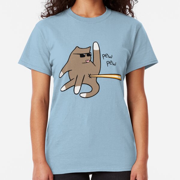 cat licking butt t shirt