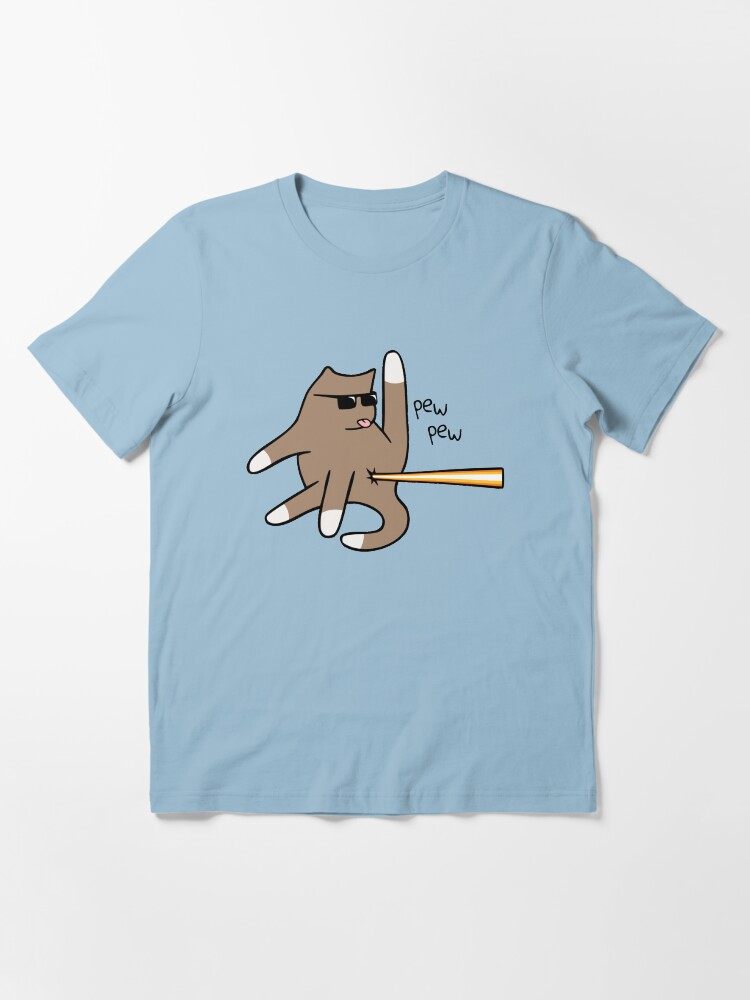 laser cat t shirt