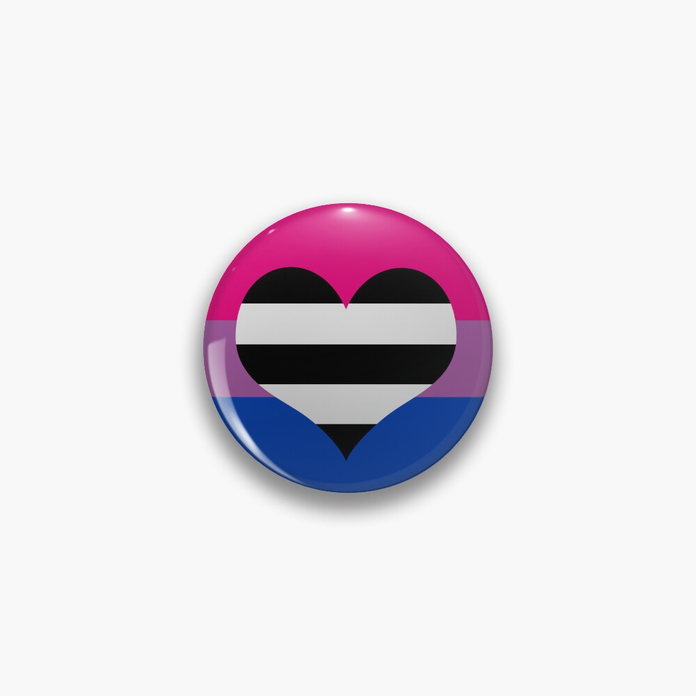 Bisexual Heteroromantic Pride Flag Pin For Sale By Darkvulpine Redbubble 4423