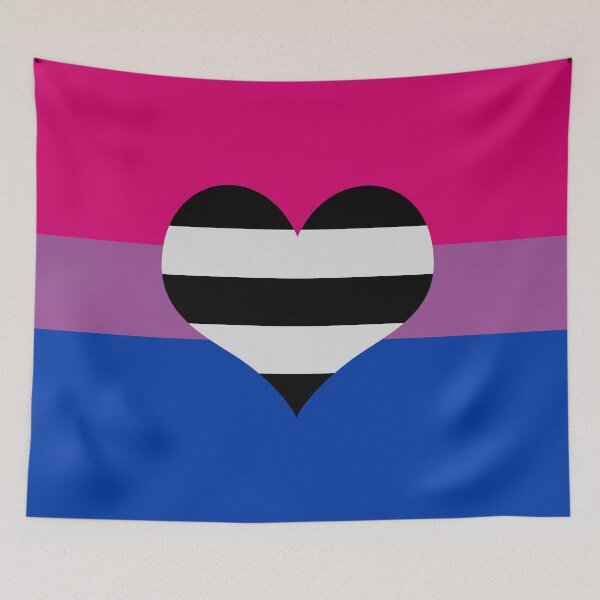 Item preview, Bandera del Orgullo Bisexual Heteroromántico designed and sold by DarkVulpine.