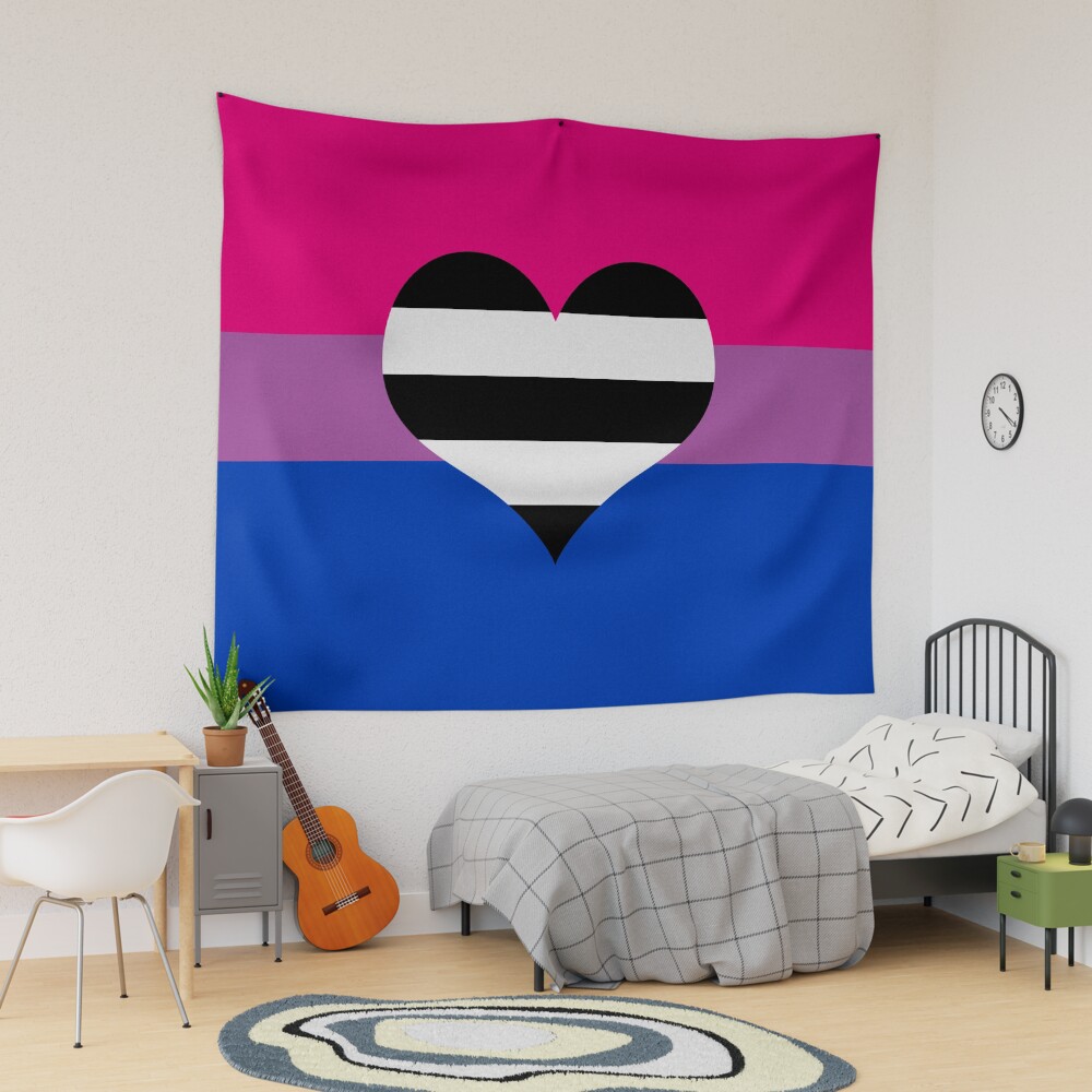 Bisexual Heteroromantic Pride Flag Tapestry for Sale by DarkVulpine Redbubble