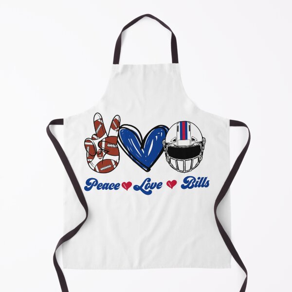 Item preview, Peace Love Bills - Football Team designed and sold by TheBabySitters.
