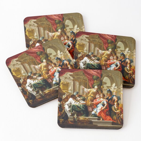 Item preview, Sebastiano Conca's Alexander the Great in the Temple of Jerusalem designed and sold by mosfunky.