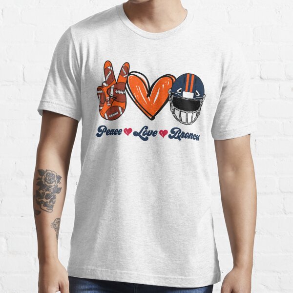 Peace Love Autism Denver Broncos Nfl Shirt