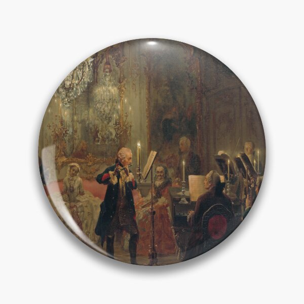 Item preview, Adolph von Menzel's A Flute Concert of Frederick the Great at Sanssouci 1852 designed and sold by mosfunky.