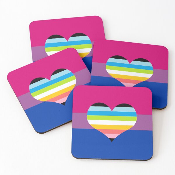 Item preview, Bisexual Queerromantic Pride Flag designed and sold by DarkVulpine.