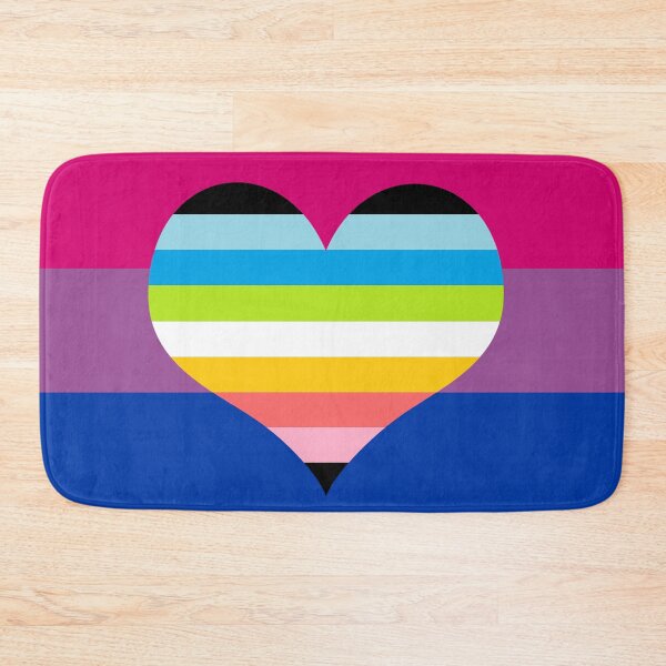 Item preview, Bisexual Queerromantic Pride Flag designed and sold by DarkVulpine.