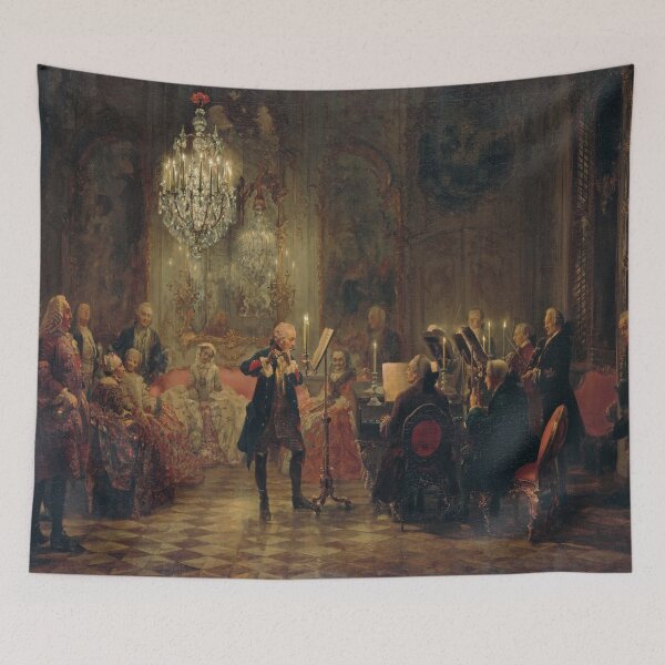 Item preview, Adolph von Menzel's A Flute Concert of Frederick the Great at Sanssouci 1852 designed and sold by mosfunky.
