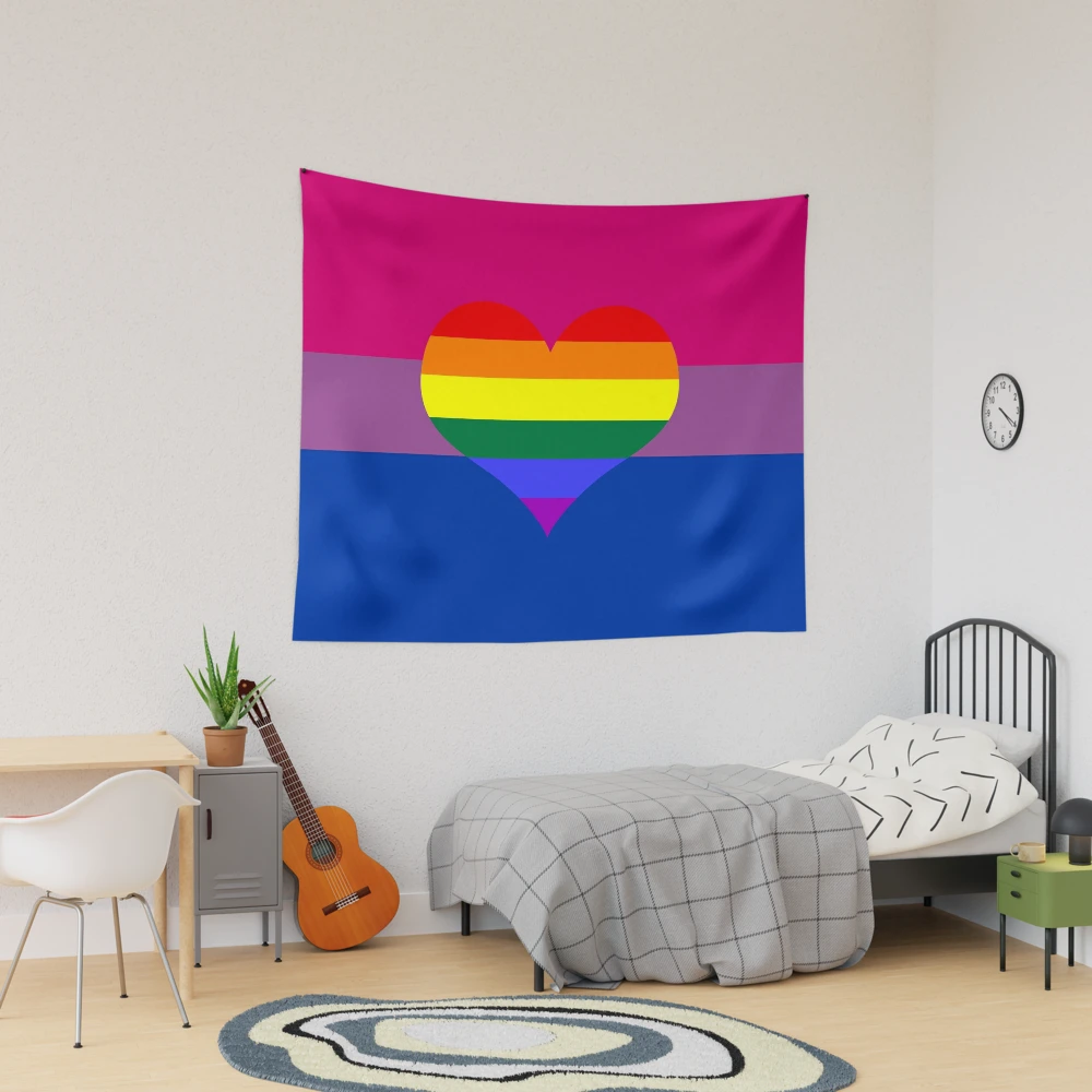 Tela decorativa for Sale con la obra «Bandera del Orgullo Homoromántico  Bisexual» de DarkVulpine | Redbubble