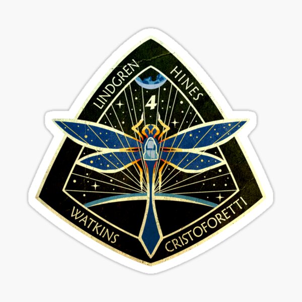 Item preview, SpaceX Crew-4 mission patch - vintage look designed and sold by trendistudio.