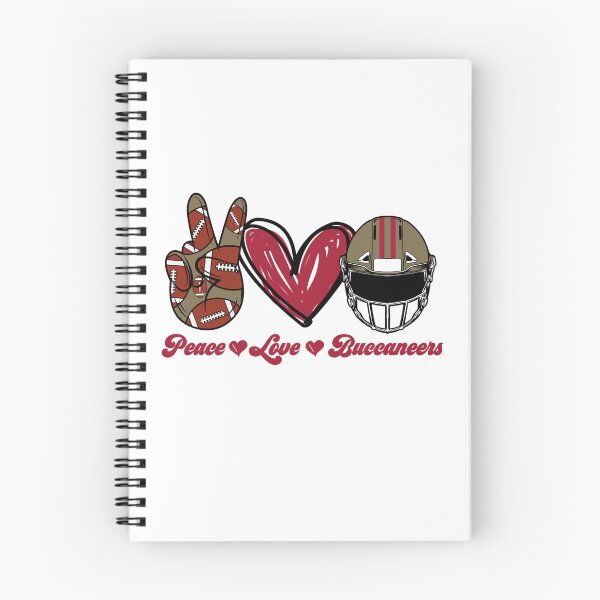 Item preview, Peace Love Buccaneers - Football Team designed and sold by TheBabySitters.