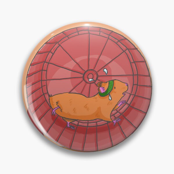Item preview, Hamster running in wheel designed and sold by EmsIllustrates.