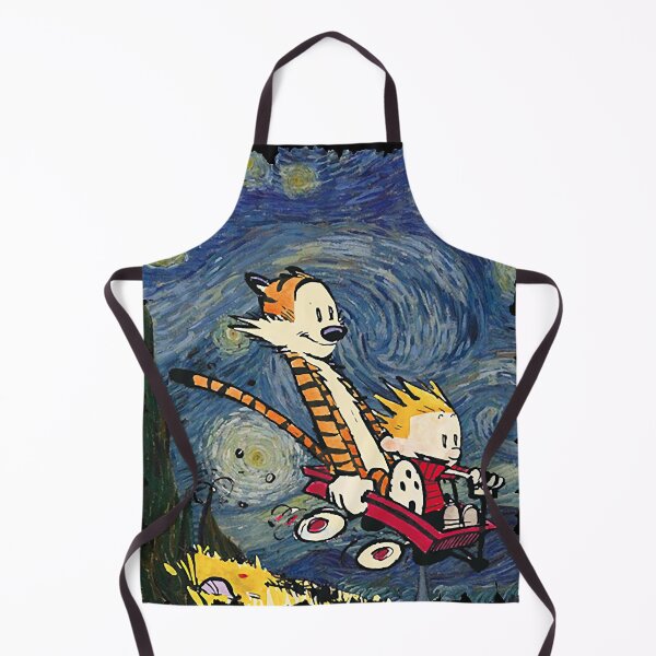 Item preview, Calvin and hobbes stary night designed and sold by RonaldRentsch.