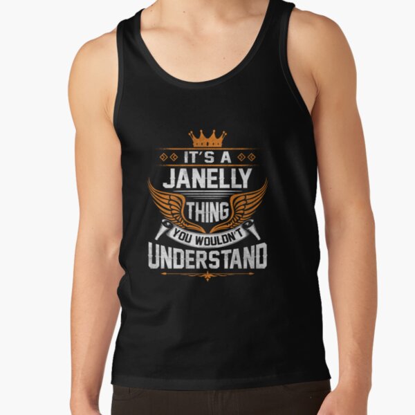 Janelly Name T Shirt - Janelly Things Name Gift Item Tee Poster