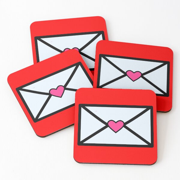 Item preview, Heart Envelope (Pink) designed and sold by nklange240.