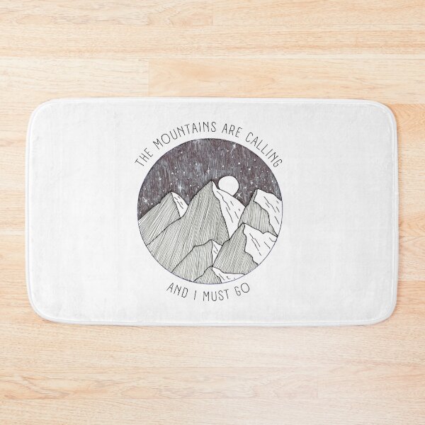 Item preview, the mountains are calling designed and sold by BohoHiker.