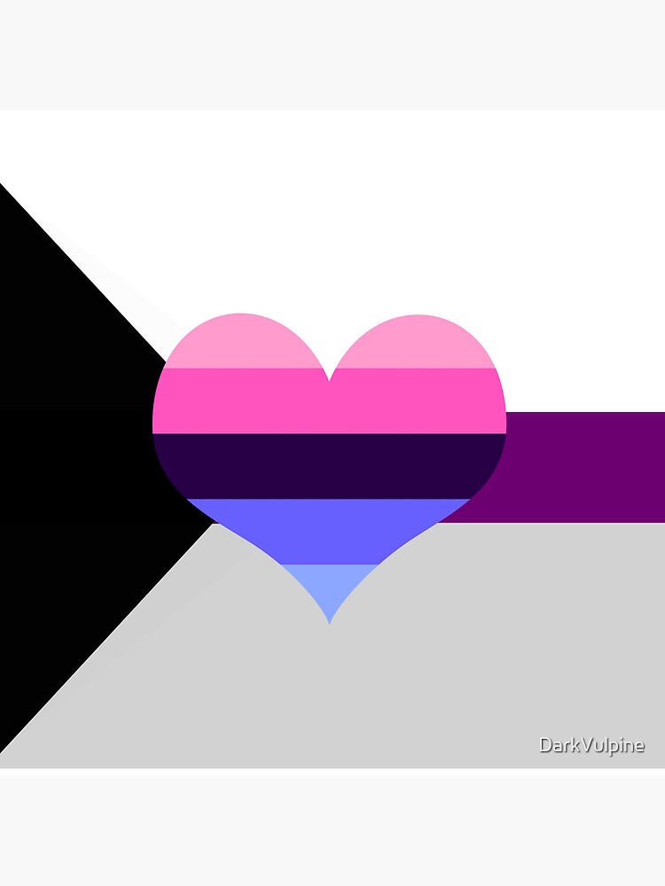 Demisexual Omniromantic Pride Flag Pin For Sale By Darkvulpine Redbubble 5469