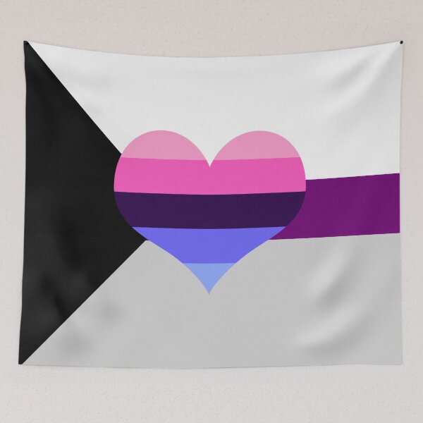 Item preview, Demisexual Omniromantic Pride Flag designed and sold by DarkVulpine.