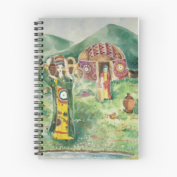 Item preview,  Pueblo de montaña de nómadas. designed and sold by Umiska.
