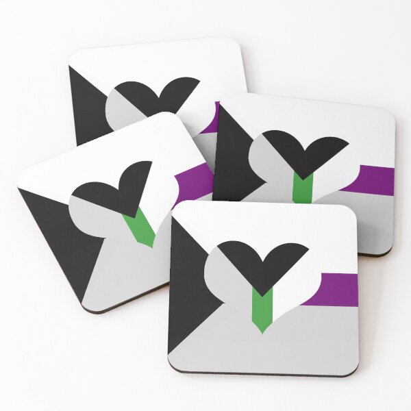 Item preview, Demisexual Demiromantic Pride Flag designed and sold by DarkVulpine.