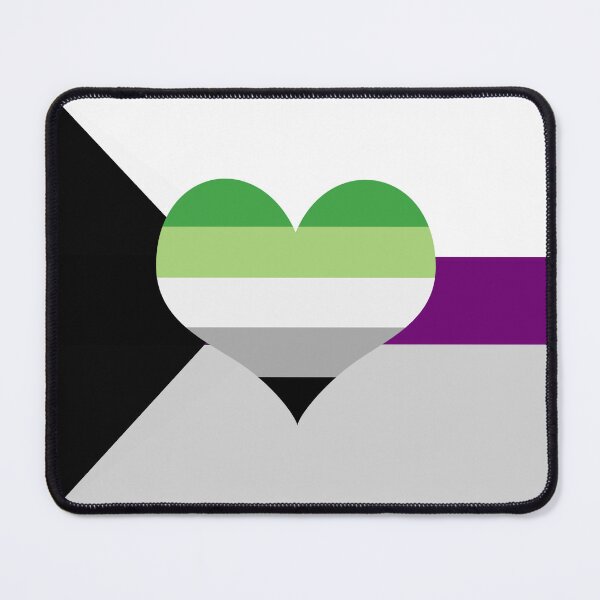 Item preview, Demisexual Aromantic Pride Flag designed and sold by DarkVulpine.