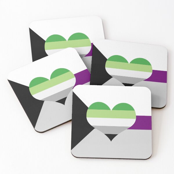 Item preview, Demisexual Aromantic Pride Flag designed and sold by DarkVulpine.