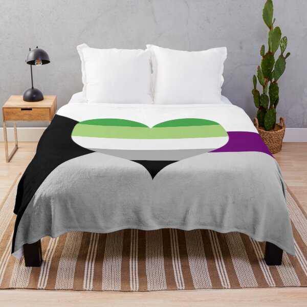 Item preview, Demisexual Aromantic Pride Flag designed and sold by DarkVulpine.