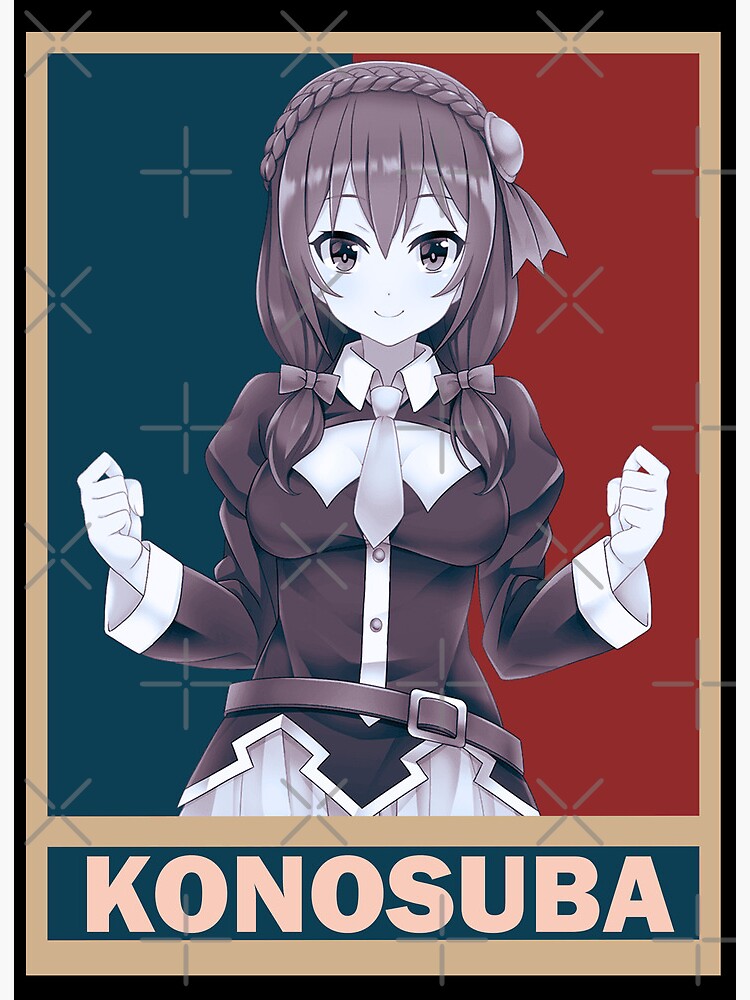 Yunyun KonoSuba Kono Subarashii Vintage Vector Anime Design Poster for  Sale by Raiden Designer Shop