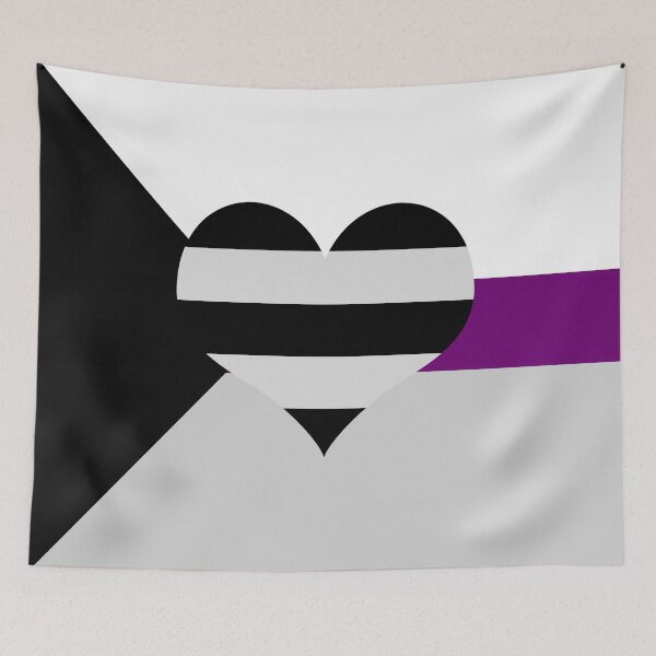 Item preview, Demisexual Heteroromantic Pride Flag designed and sold by DarkVulpine.