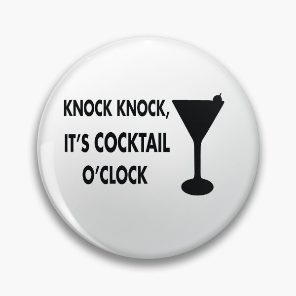 Item preview, Knock Knock It's Cocktail O'Clock designed and sold by shotofash.