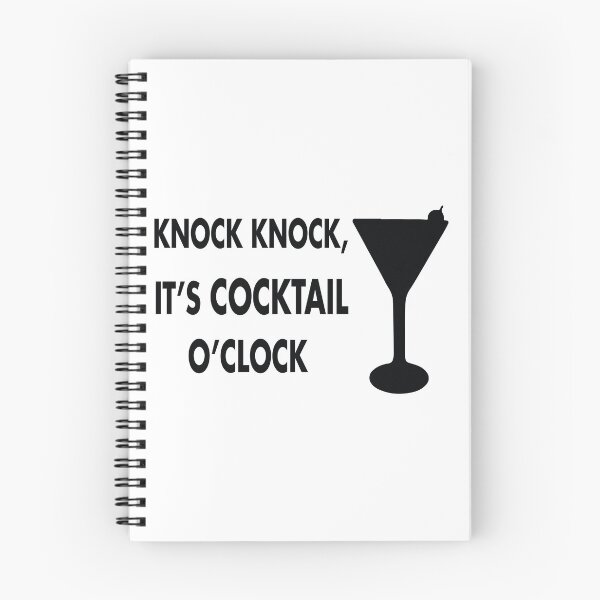 Item preview, Knock Knock It's Cocktail O'Clock designed and sold by shotofash.