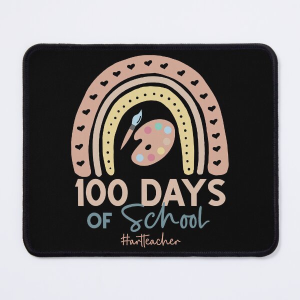 Item preview, 100th Day Of School Art Teacher - 100 Days Art Rainbow designed and sold by TheCrownPr.