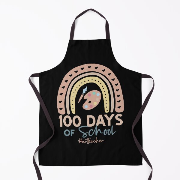 Item preview, 100th Day Of School Art Teacher - 100 Days Art Rainbow designed and sold by TheCrownPr.