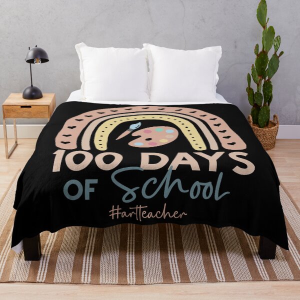 Item preview, 100th Day Of School Art Teacher - 100 Days Art Rainbow designed and sold by TheCrownPr.