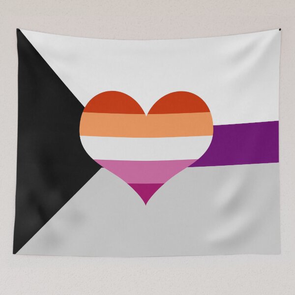 Item preview, Demisexual Lesbian Pride Flag designed and sold by DarkVulpine.