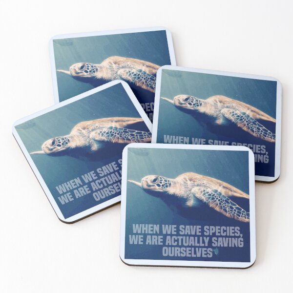 Item preview, when we save species, we are actually saving ourselves.(endangered animal green sea turtle) designed and sold by challengecafe.
