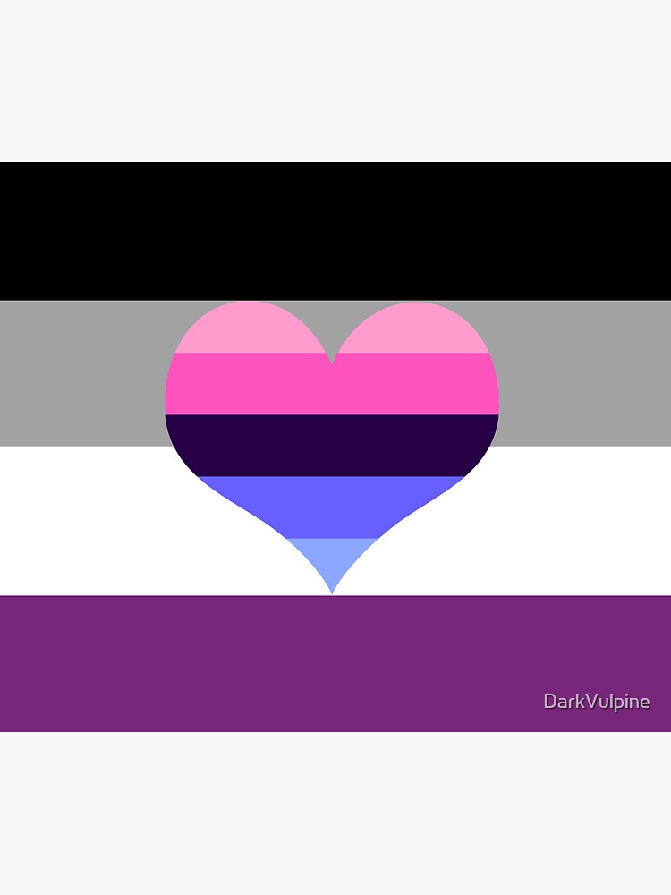 Asexual Omniromantic Pride Flag Sticker For Sale By Darkvulpine