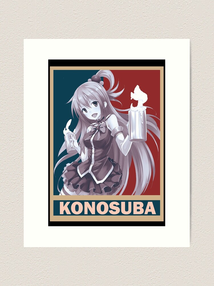 Kazuma Satou KonoSuba Kono Subarashii Vintage Vector Anime Design