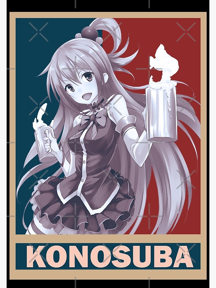 HD quality anime konosuba // kono subarashii | Greeting Card