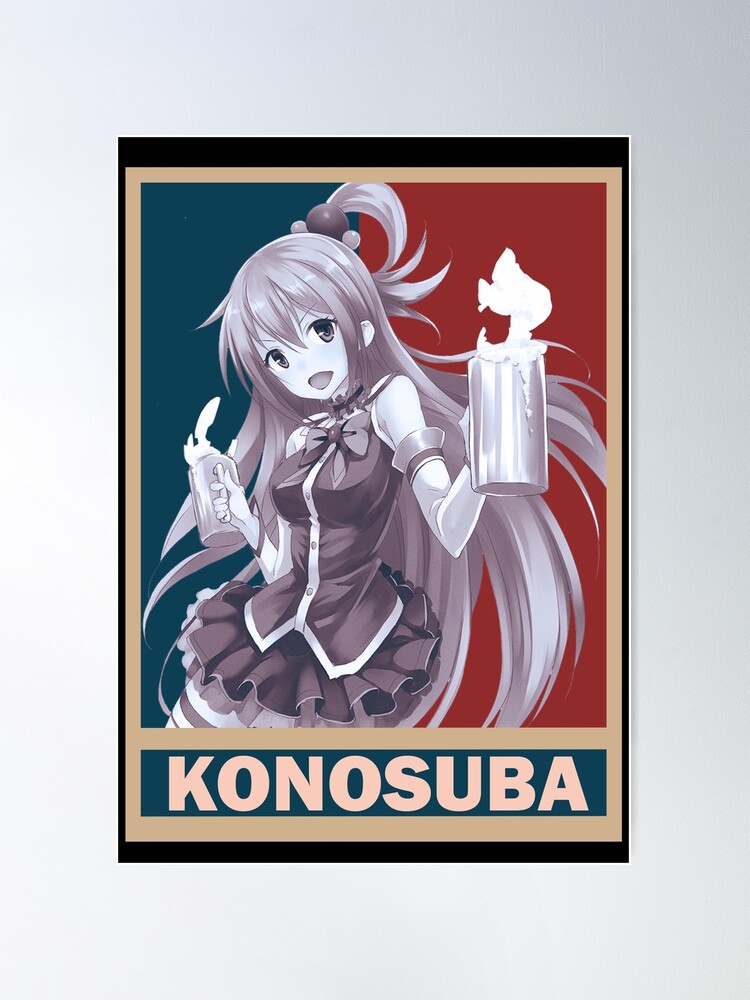 Kazuma Satou KonoSuba Kono Subarashii Vintage Vector Anime Design Poster  for Sale by Raiden Designer Shop