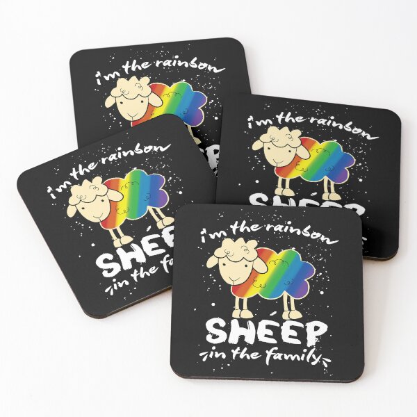 Item preview, Gay Pride LGBT Gay Lesbian Funny Sheep designed and sold by anthonymark14.
