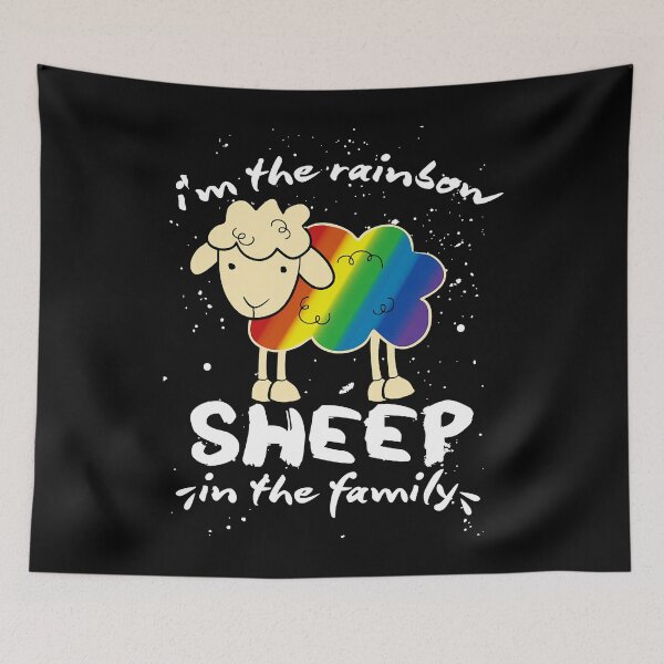 Item preview, Gay Pride LGBT Gay Lesbian Funny Sheep designed and sold by anthonymark14.