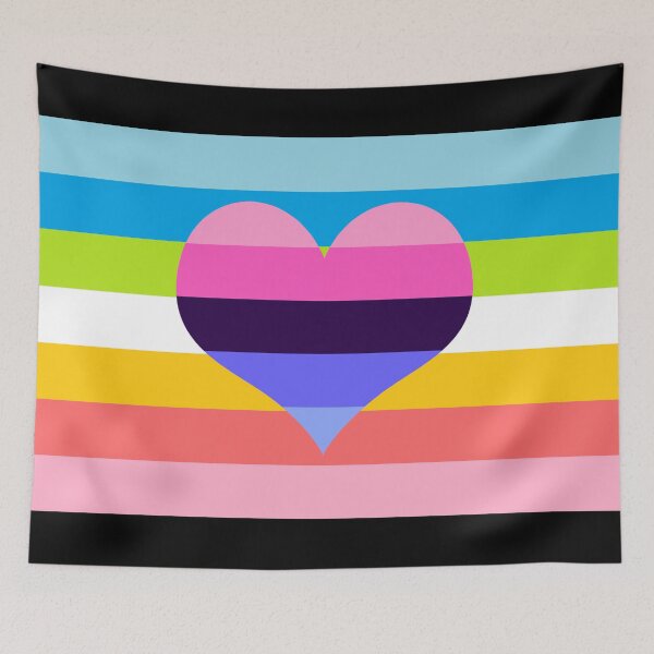 Item preview, Queer Omniromantic Pride Flag designed and sold by DarkVulpine.