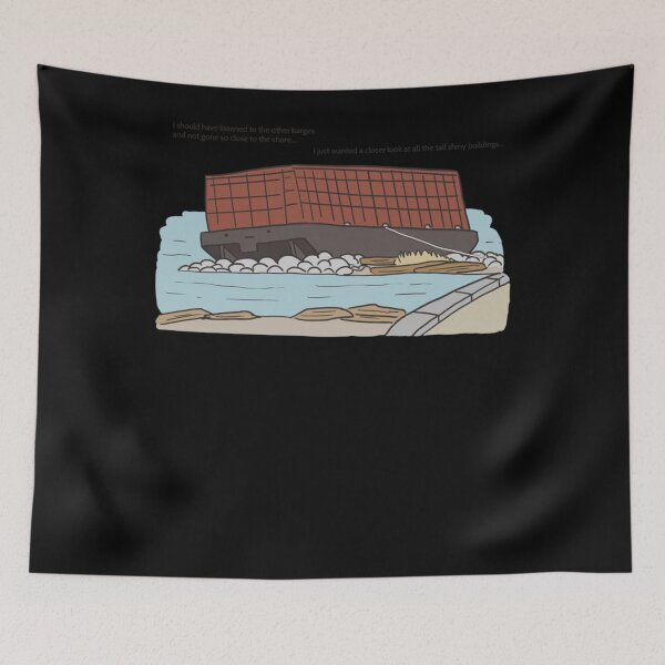 Item preview, Sad English Bay Barge Classic designed and sold by BurtonSandra.