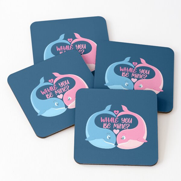Item preview, Whale You Be Mine? (on Navy) designed and sold by PawsitiveMum.