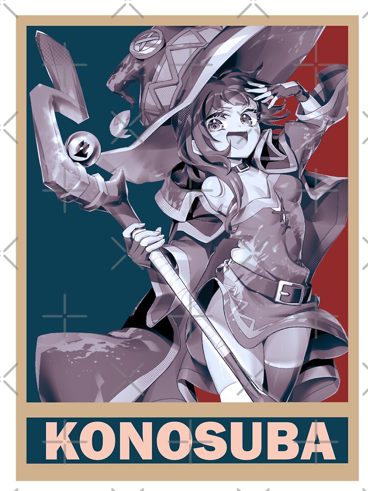 Yunyun KonoSuba Kono Subarashii Vintage Vector Anime Design | Art Board  Print