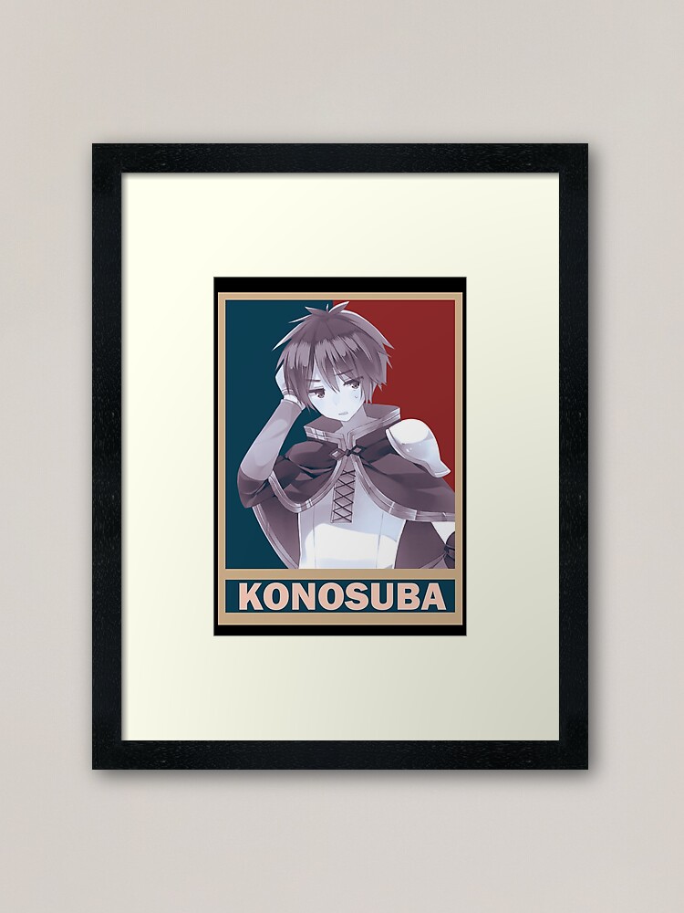 Kazuma Satou KonoSuba Kono Subarashii Vintage Vector Anime Design